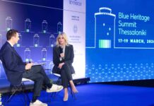 1ο Blue Heritage Summit Thessaloniki: Καινοτομία, γεωπολιτική και γαλάζια οικονομία στο επίκεντρο 2η Ημέρα Κώστας Τσιάρας: Η σημασία της καινοτομίας, της γεωπολιτικής και της γαλάζιας οικονομίας για το μέλλον του πρωτογενούς τομέα Λίνα Μενδώνη: Η πολιτιστική κληρονομιά μοχλός ανάπτυξης και κοινωνικής συνοχής Έλενα Ράπτη: Προγράμματα για τη δημιουργία συμπεριληπτικών κοινωνιών Δημήτρης Σκάλκος: Οικονομική Διπλωματία και το Ελληνικό Σχέδιο Blue-Circular Βίκυ Χατζηβασιλείου: Η τουριστική αποκέντρωση βασική προτεραιότητα της Περιφέρειας Θάνος Πλεύρης: Θωρακισμένα τα ελληνικά νησιά απέναντι σε προσφυγικά ρεύματα MAKP0876